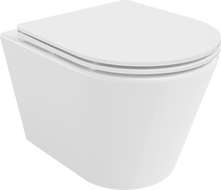 Mexen Rico WC-Schüssel Rimless mit absenkbarem Slim-Sitz, Duroplast, weiß glänzend - 30720300