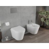 Mexen Rico WC-Schüssel Rimless mit langsamschließendem, hartem Sitz, Duroplast, weiß glänzend - 30720200