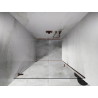 Mexen Lunar-B linke, schwenkbare Duschwand 50 cm, transparent, Roségold - 832-050-000-60-00-L