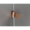 Mexen Lunar-B rechte Pendeltür 55 cm, transparent, Roségold - 832-055-000-60-00-P