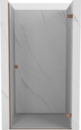 Mexen Lunar-B rechte Pendeltür 55 cm, transparent, Roségold - 832-055-000-60-00-P