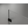 Mexen Lunar-B linke, öffnende Duschtür 50 cm, transparent, schwarz - 832-050-000-70-00-L