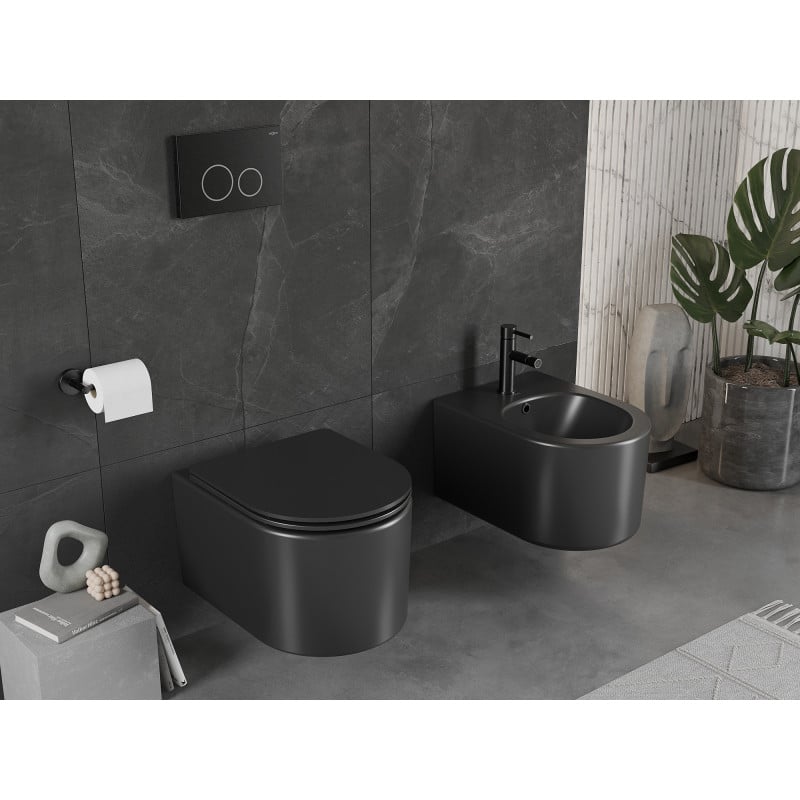 Mexen Sofia Hängendes Bidet, Mattschwarz - 35544885