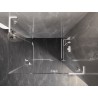 Mexen Lunar L Duo-Duschkabine, rechts öffnend, 95 x 70 cm, transparent, weiß - 834L-095P-070L-20-00