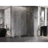 Mexen Lunar L Duo Duschkabine, schwenkbar, rechts 110 x 105 cm, transparent, gold - 834L-110P-105L-50-00