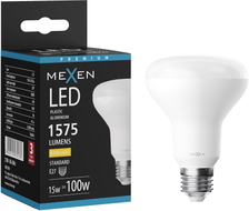 Mexen Nova LED-Lampe E27, R80, 15W, Warm - 3000K, 1575 lm - L105-E27-1530-01