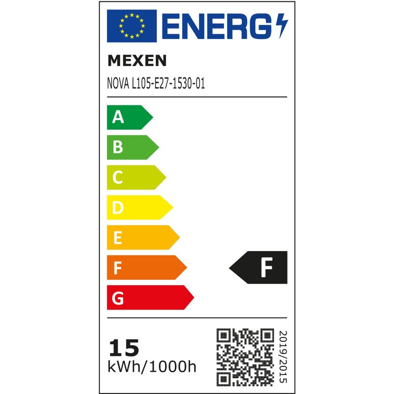Mexen Nova LED-Lampe E27, R80, 15W, Warm - 3000K, 1575 lm - L105-E27-1530-01