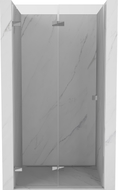 Mexen Lunar-F faltbare Duschabtrennung links 55 cm, transparent, Chrom - 836-055-000-01-00-L