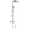 Mexen CQ33 Badewannen-Duschset mit Duschkopf und Thermostatarmatur, Chrom - 779103395-00