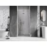 Mexen Lunar-F faltbare Duschwand rechts 50 cm, transparent, Chrom - 836-050-000-01-00-P