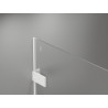 Mexen Lunar-F klappbare Duschwand rechts 50 cm, transparent, weiß - 836-050-000-20-00-P