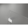 Mexen Lunar-F klappbare Duschwand rechts 50 cm, transparent, weiß - 836-050-000-20-00-P