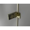 Mexen Lunar-F faltbare Duschwand rechts 55 cm, transparent, gold - 836-055-000-50-00-P