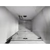 Mexen Lunar-F faltbare Duschabtrennung rechts 50 cm, transparent, gebürstetes Gun Gray - 836-050-000-66-00-P