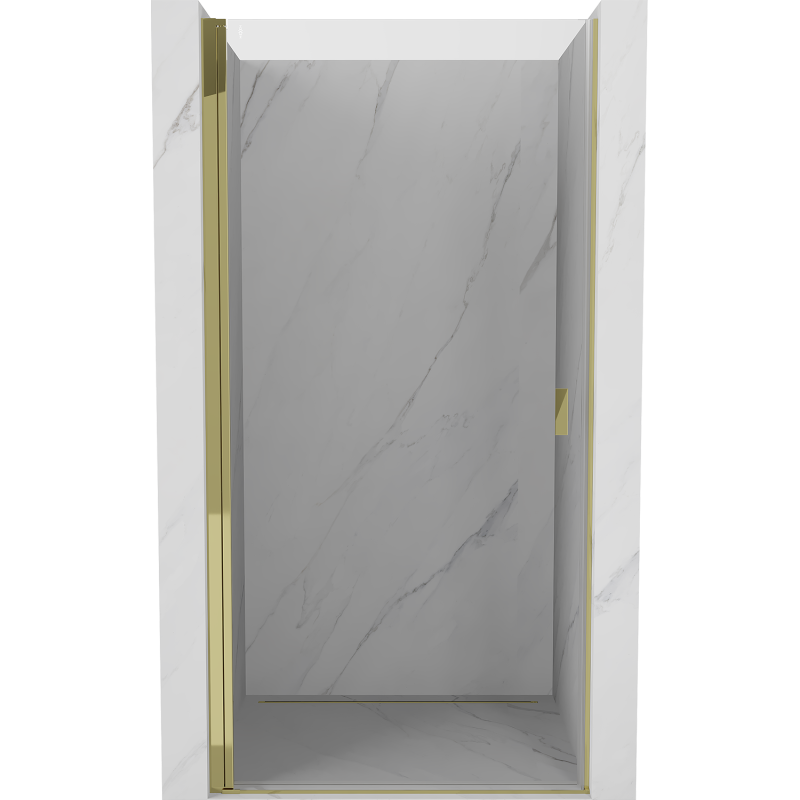 Mexen Mist-B Pendeltür für Dusche 50 cm, transparent, gold - 8A2-050-000-50-00