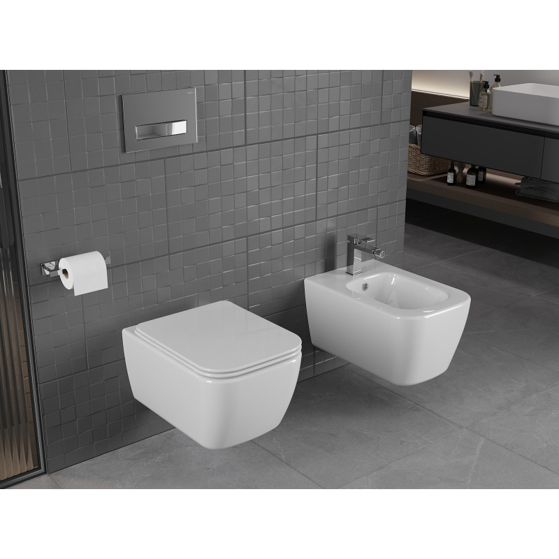 Mexen Stella Unterputz-Bidet-Set Fenix B mit WC, weiß - 69935685100