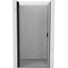 Mexen Mist-B Duschwandtür schwenkbar 55 cm, transparent, schwarz - 8A2-055-000-70-00