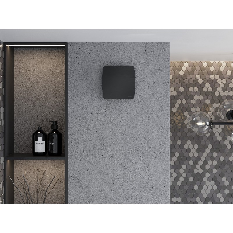 Mexen AXS 120 Badezimmerlüfter, schwarz - W9601-125-70