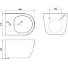 Mexen Carmen Unterputz-Bidet-Set Fenix B mit Bidet, schwarzmatt - 69935884985
