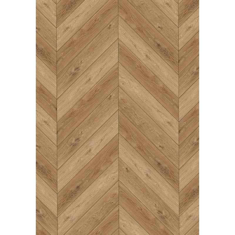 Mexen Sunset Hills Vinylplatten französisches Fischgrätmuster 650 x 127 mm SPC 6,5 mm, IPEX Unterlage 1,5 mm, 4 V-Fuge, Eiche