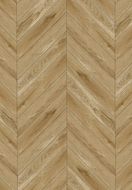 Mexen Manhattan Vinylpaneele Französisches Fischgrätenmuster 650 x 127 mm SPC 6,5 mm, IXPE-Unterlage 1,5 mm, 4 V-Fuge, Eiche -