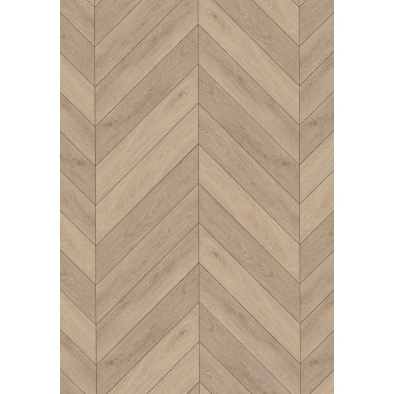 Mexen Palmdale  Vinylpaneele Französisches Fischgrätmuster 650 x 127 mm SPC 6,5 mm, IXPE Unterlage 1,5 mm, 4 V-Fuge, Eiche -