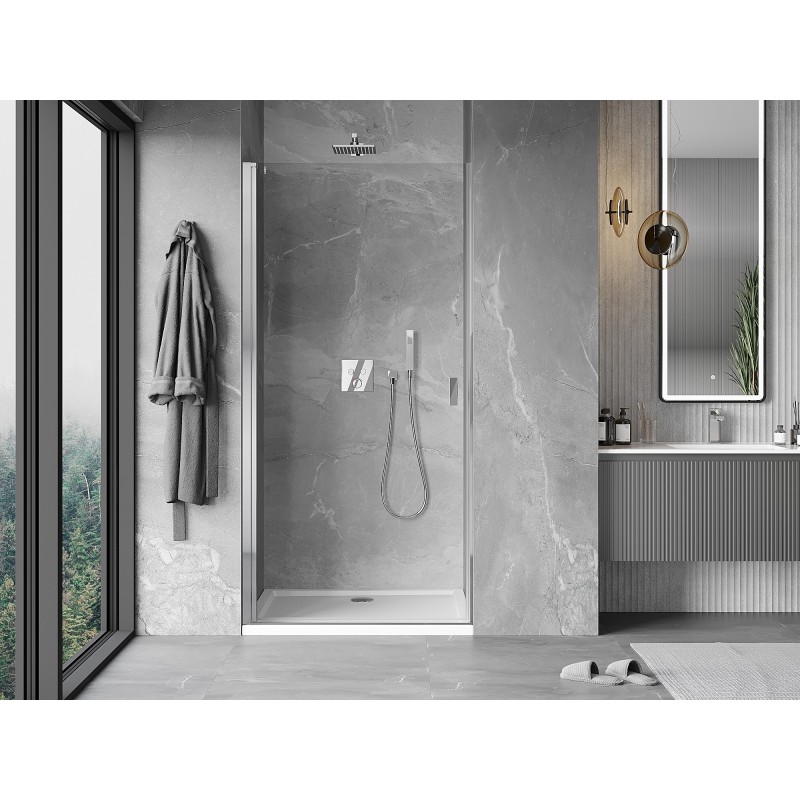 Mexen Mist-B Duschschwingtür 70 cm, transparent, Chrom - 8A2-070-000-01-00