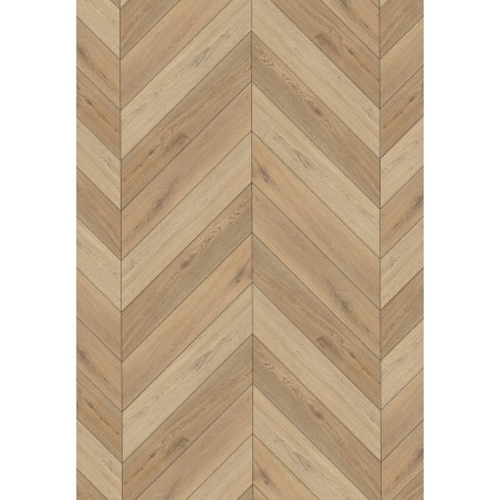 Mexen Rocky Mountain Vinylpaneele Französisches Fischgrät 650 x 127 mm SPC 6,5 mm, IXPE Unterlage 1,5 mm, 4 V-Fuge, Eiche -