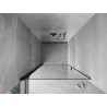 Mexen Mist-B Pendeltür 60 cm, transparent, schwarz - 8A2-060-000-70-00