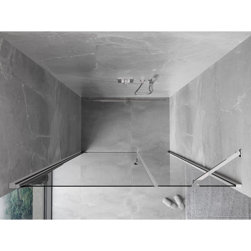 Mexen Mist-B Duschschwingtür 105 cm, transparent, Chrom - 8A2-105-001-01-00