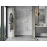 Mexen Mist-B Pendeltür für Dusche 100 cm, transparent, gebürstetes Gold - 8A2-100-001-55-00