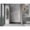 Mexen Mist-B Duschdrehtür 95 cm, transparent, gebürstetes Kupfer - 8A2-095-001-65-00