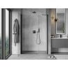 Mexen Mist-B Duschflügeltüren 95 cm, transparent, schwarz - 8A2-095-001-70-00