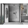 Mexen Mist-B Duschdrehtür 105 cm, transparent, schwarz - 8A2-105-001-70-00