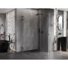 Mexen Lunar L Duo Duschkabine, rechte schwenkbare Tür 115 x 80 cm, transparent, Gewehrmetall - 834L-115P-080L-95-00