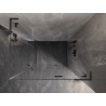 Mexen Lunar L Duo Duschkabine, rechte schwenkbare Tür 115 x 80 cm, transparent, Gewehrmetall - 834L-115P-080L-95-00