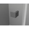 Mexen Lunar L Duo Duschkabine, rechte Pivottür, 120 x 105 cm, transparent, Gun Metal - 834L-120P-105L-95-00