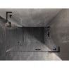 Mexen Lunar L Duo Duschkabine, rechte Schwingtür, 115 x 105 cm, transparent, schwarz - 834L-115P-105L-70-00