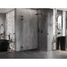 Mexen Lunar L Duo Duschkabine, rechts öffnend, 120 x 95 cm, transparent, schwarz - 834L-120P-095L-70-00