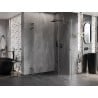 Mexen Lunar L Duo Duschkabine mit Pendeltür rechts 110 x 85 cm, transparent, gebürstetes Gun Gray - 834L-110P-085L-66-00