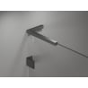 Mexen Lunar L Duo Duschkabine rechts öffnend 120 x 95 cm, transparent, gebürstetes Gun Gray - 834L-120P-095L-66-00