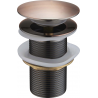 Mexen Klick-Klack-Abfluss rund, Antik Kupfer - 79910-45