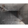 Mexen Lunar L Duo Duschkabine rechts angeschlagen 110 x 100 cm, transparent, Roségold - 834L-110P-100L-60-00