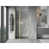 Mexen Mist Duschdrehtür 85 cm, transparent, gold - 8A4-085-000-50-00