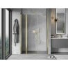 Mexen Mist Duschdrehtüren 135 cm, transparent, gold - 8A4-135-001-50-00