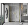 Mexen Mist Duschpendeltür 140 cm, transparent, gold - 8A4-140-001-50-00