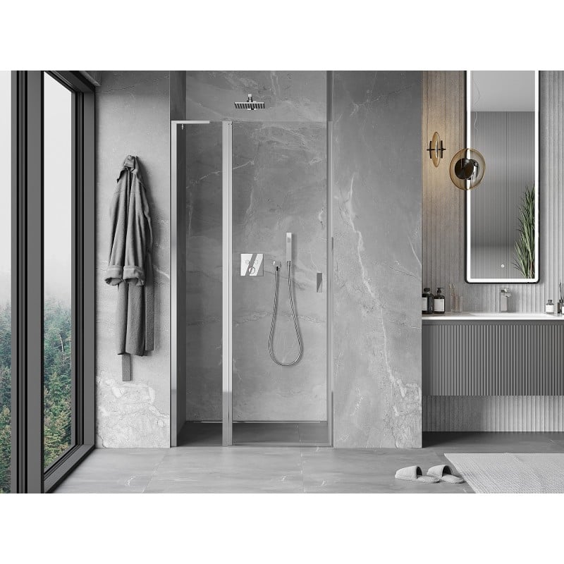 Mexen Mist L Duschpendeltür 105 cm, transparent, Chrom - 8A4L-105-000-01-00