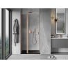Mexen Mist L Drehduschtür 90 cm, transparent, gebürstetes Kupfer - 8A4L-090-000-65-00