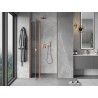 Mexen Mist L Pendeltür 100 cm, transparent, gebürstetes Kupfer - 8A4L-100-000-65-00