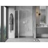 Mexen Mist L Duschdrehtür 135 cm, transparent, Chrom - 8A4L-135-001-01-00